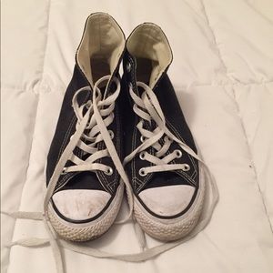 High top black converse